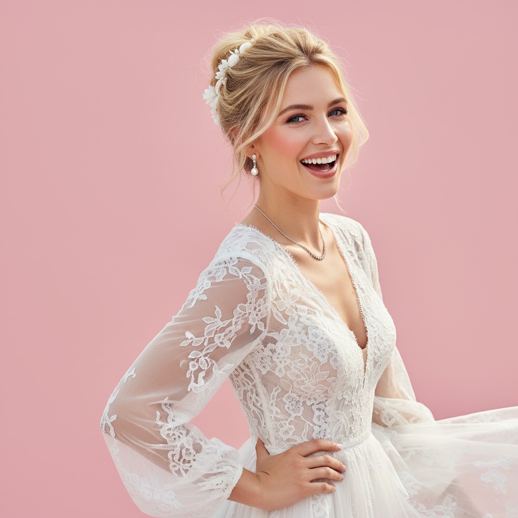 Beach Wedding Updo Ideas